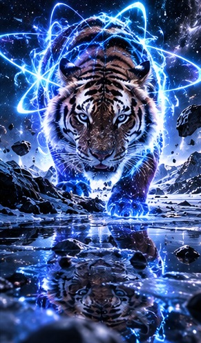 Quantum tiger reflection