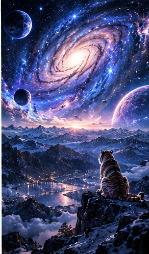Altai galaxy landscape
